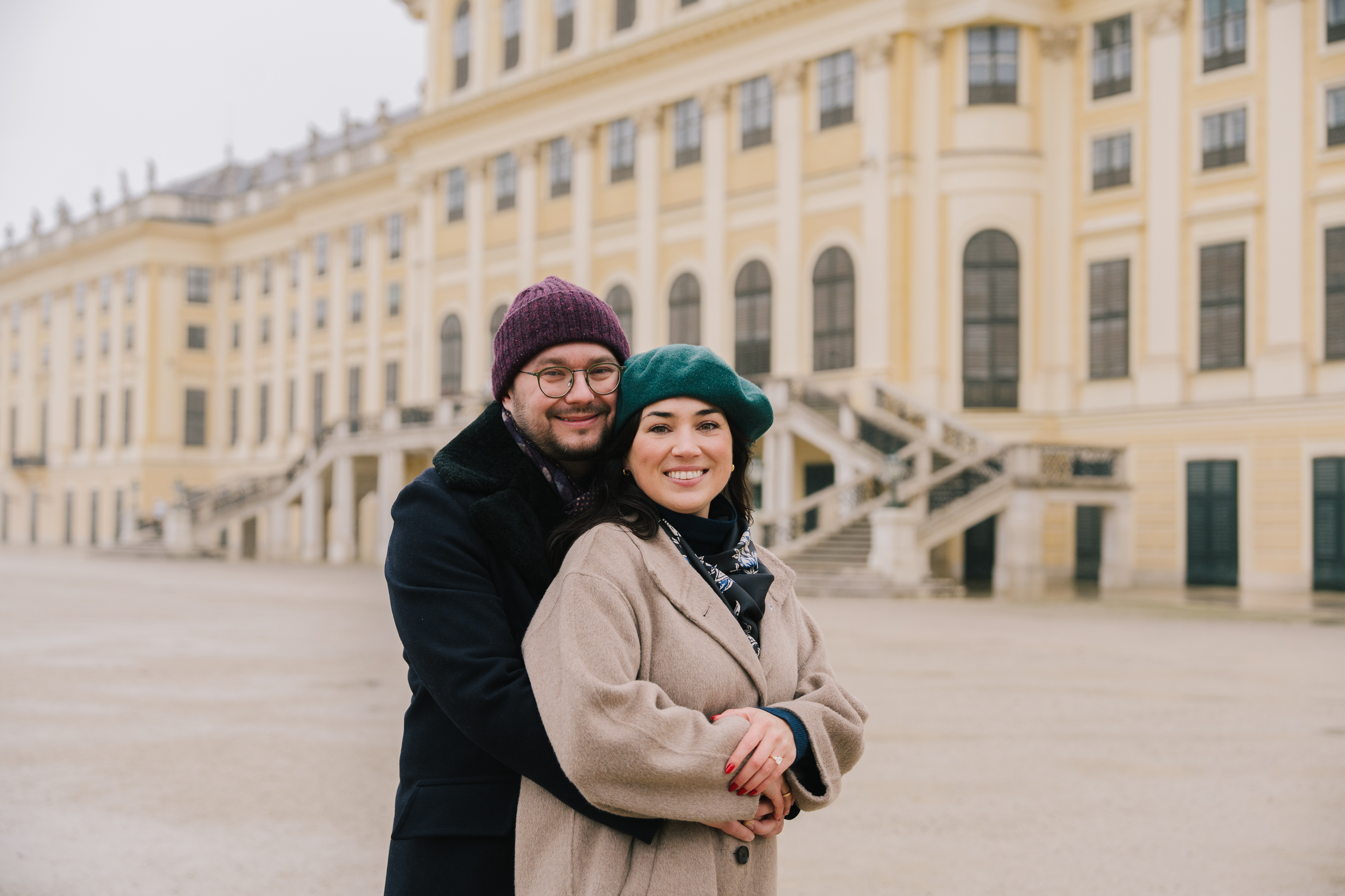 Vienna surprise proposal photoshoot