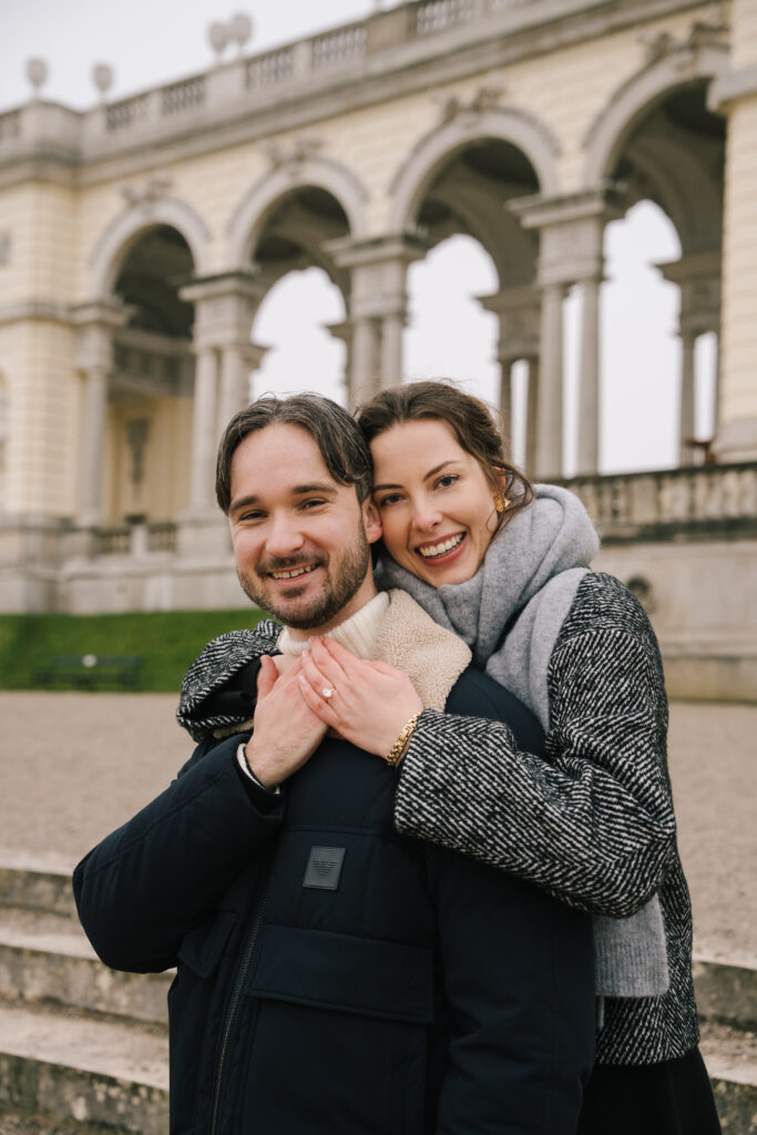 surprise proposal photoshoot in Vienna
