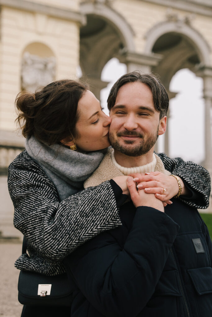 surprise proposal photoshoot in Vienna