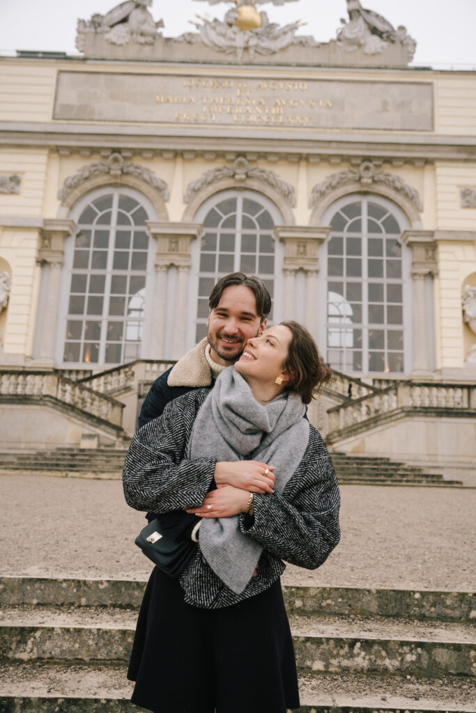 surprise proposal photoshoot in Vienna