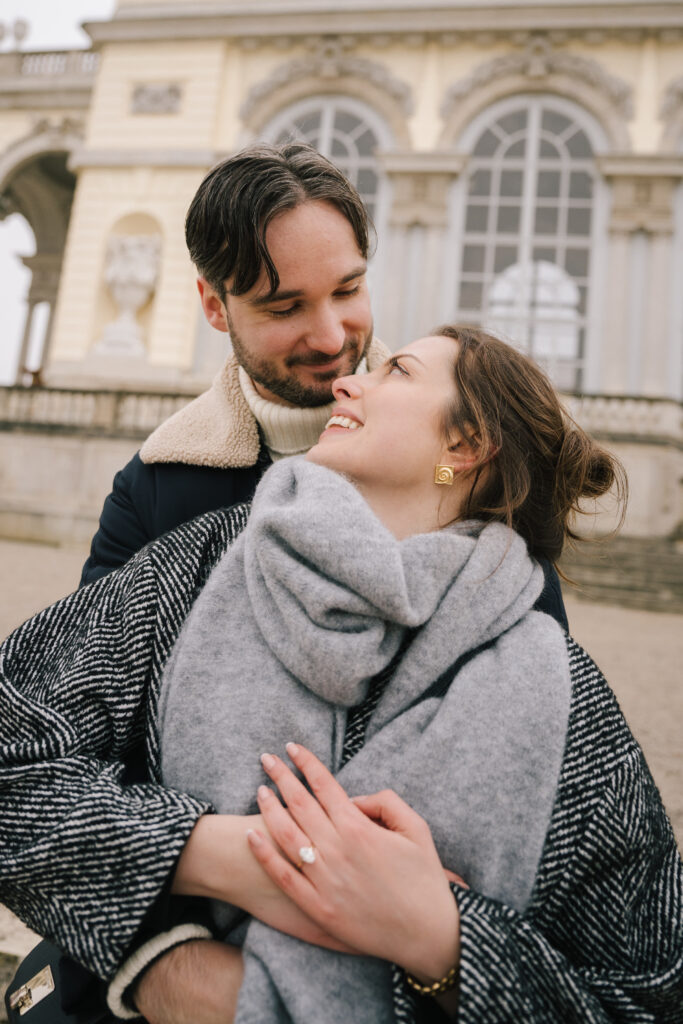 surprise proposal photoshoot in Vienna