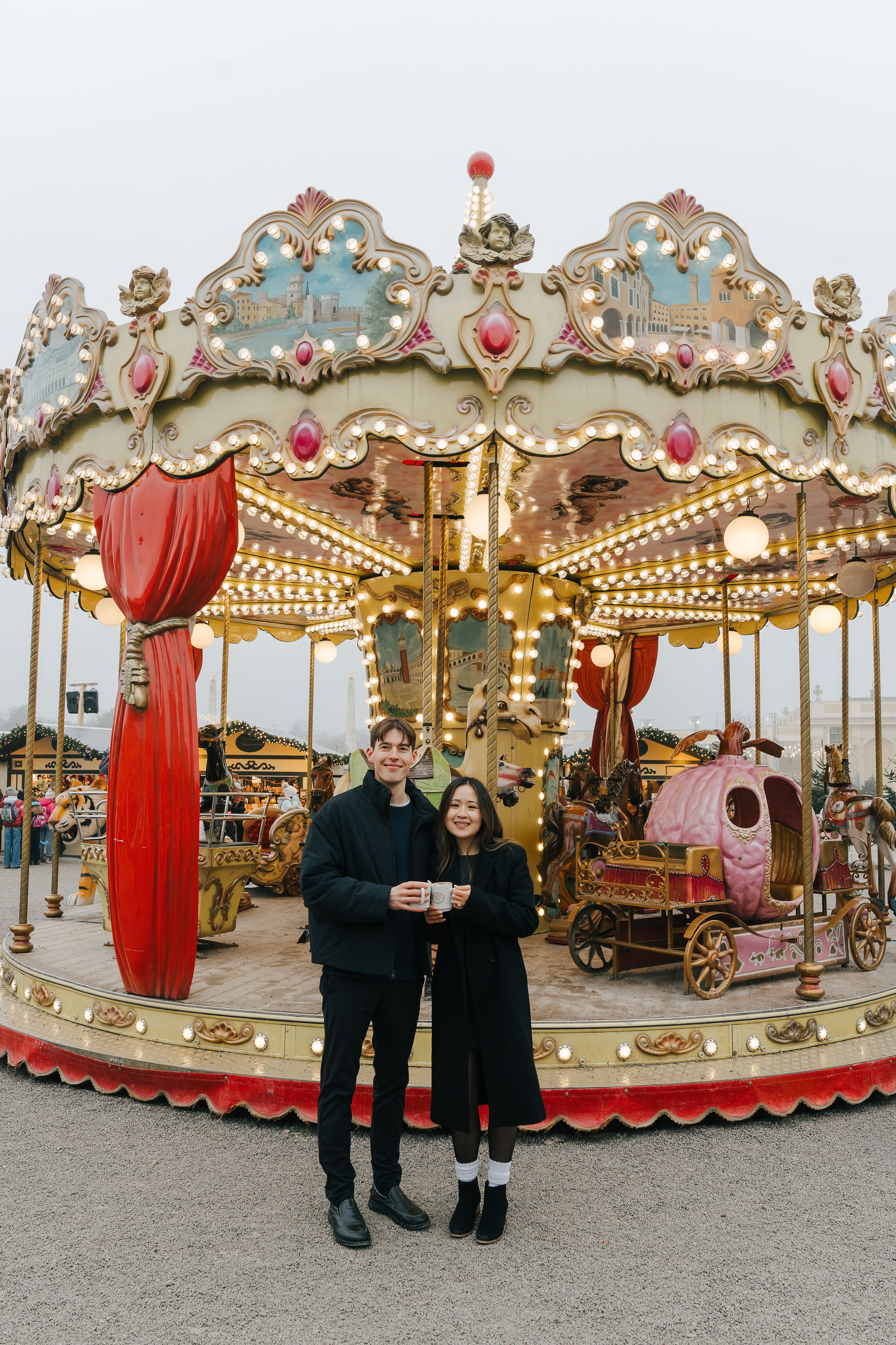 Vienna Christmas market photoshoot